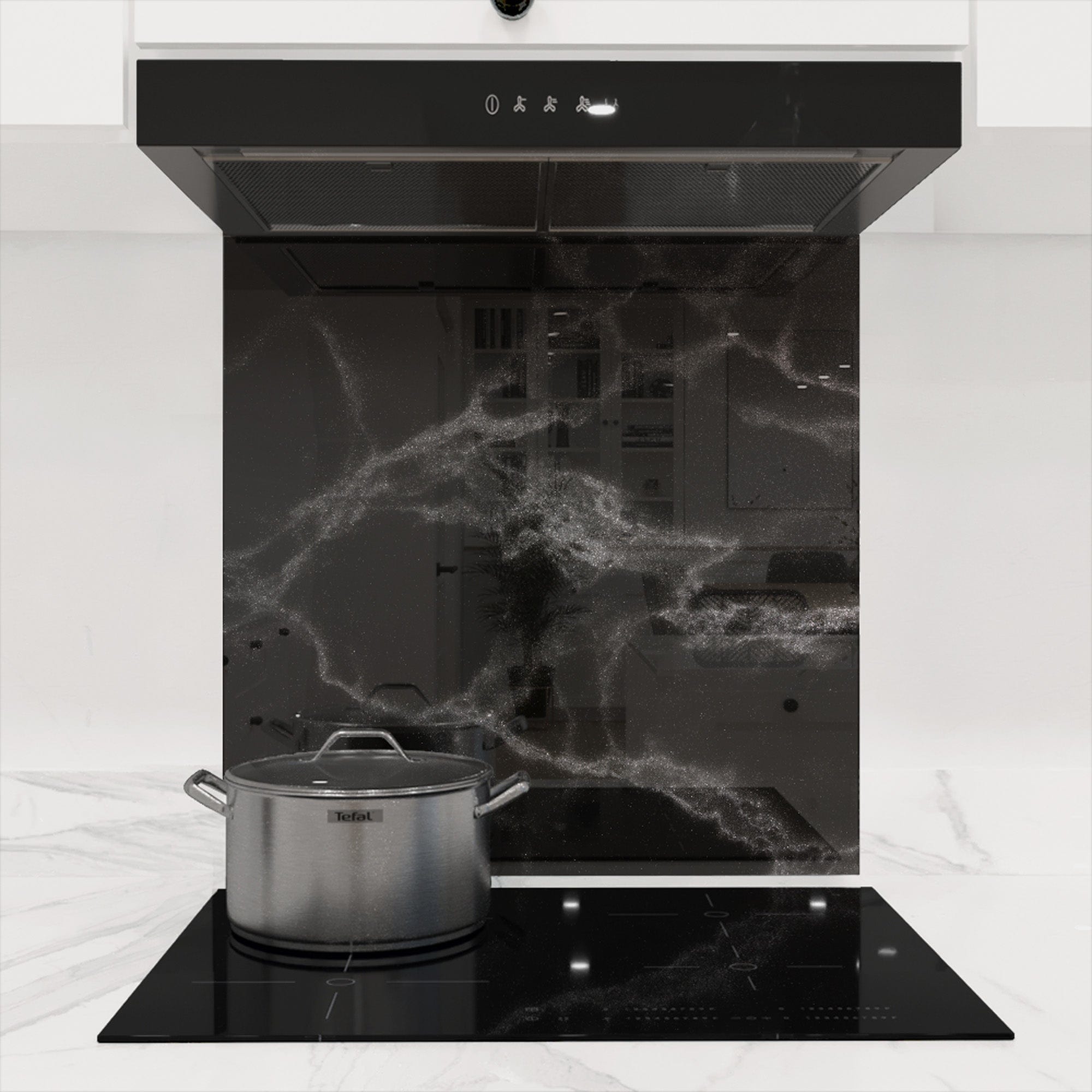 Silver - Black Opera Splashback
