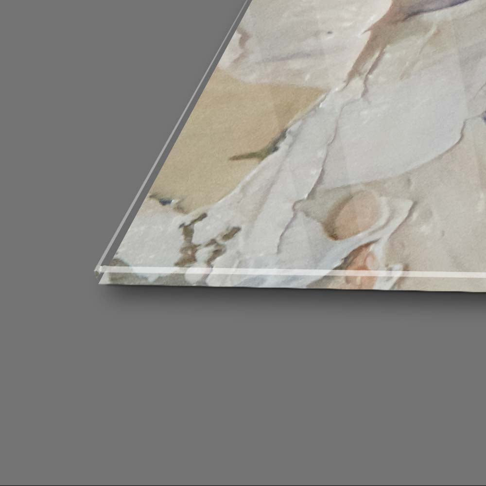 Fragmented Lips Glass Wall Art - CreoGlass E-Shop