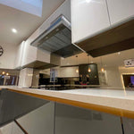 Bronze Toughened Mirror Splashback - CreoGlass E-Shop