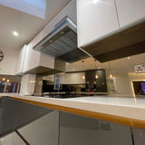 Bronze Toughened Mirror Splashback - CreoGlass E-Shop