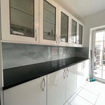 Silver - White Opera Splashback - CreoGlass E-Shop