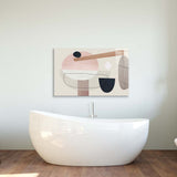 Minimalist Abstract Pebbles Glass Wall Art - CreoGlass E-Shop