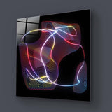 Neon Thread Glass Wall Art - CreoGlass E-Shop