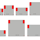 Two Orange Flamingos Painting Glass Wall Art - DIY