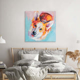 Puppy Dog Eyes Glass Wall Art - CreoGlass E-Shop