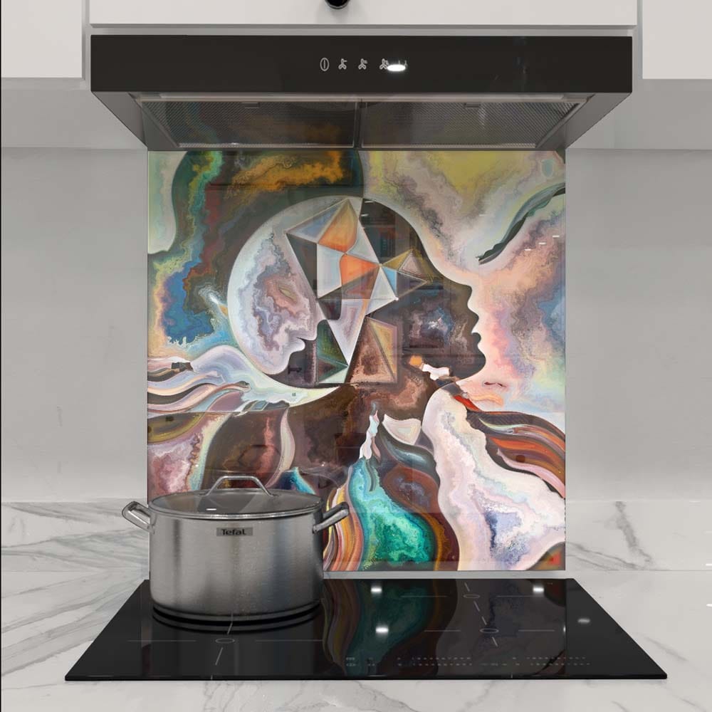 Absorbing Glass Kitchen Splashback
