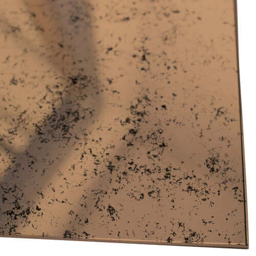 Antique Toughened Mirror - Bronze - Sample - 4