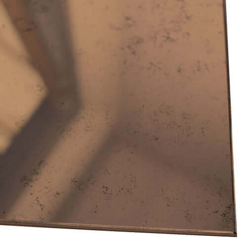 Antique Toughened Mirror - Bronze - Sample - 5