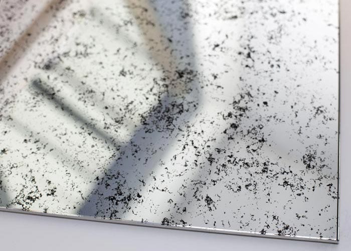 Antique Toughened Mirror - Silver - Sample - 4