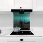 Black to Teal - Gradient - Splashback