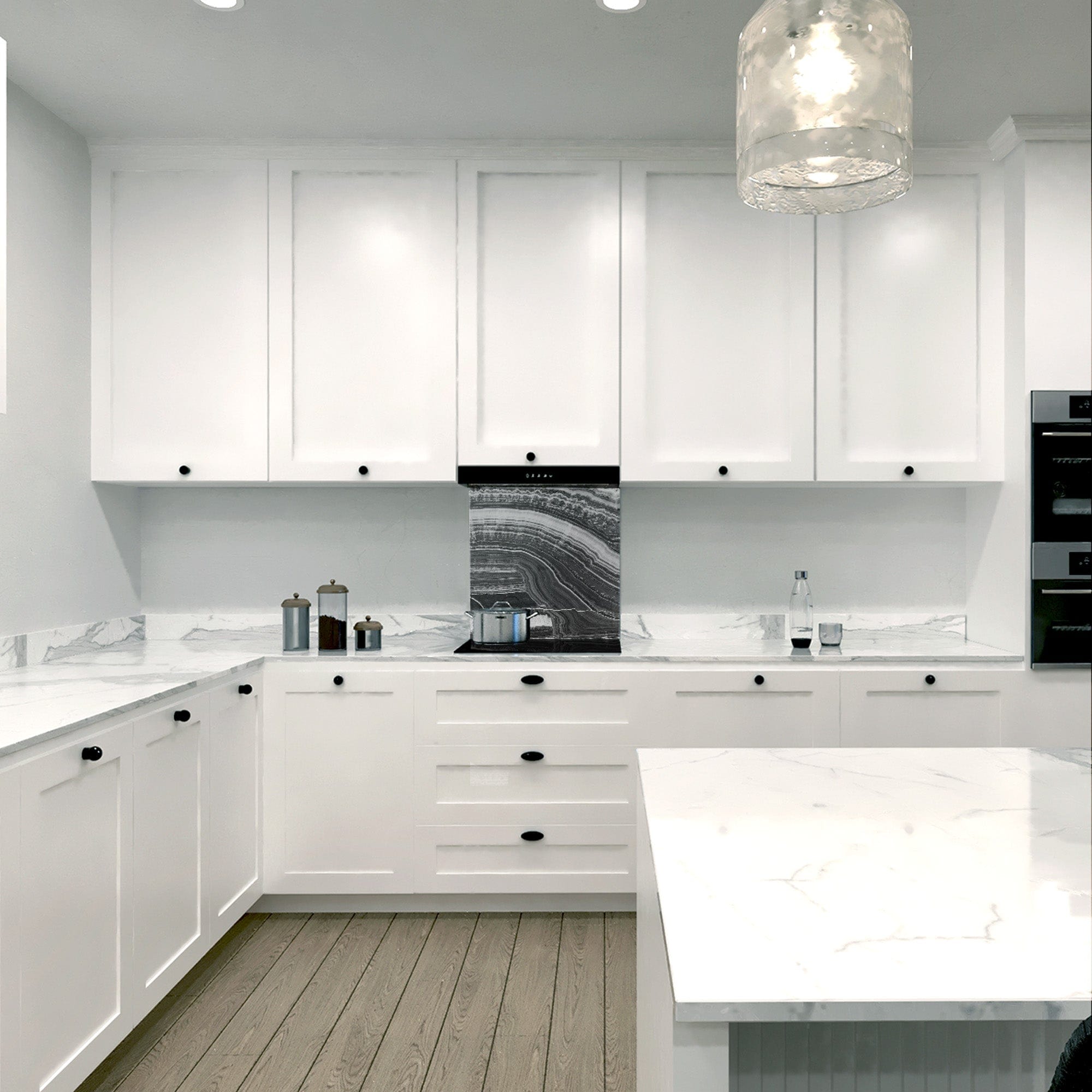 Black & White - Onyx Fantastico Splashback