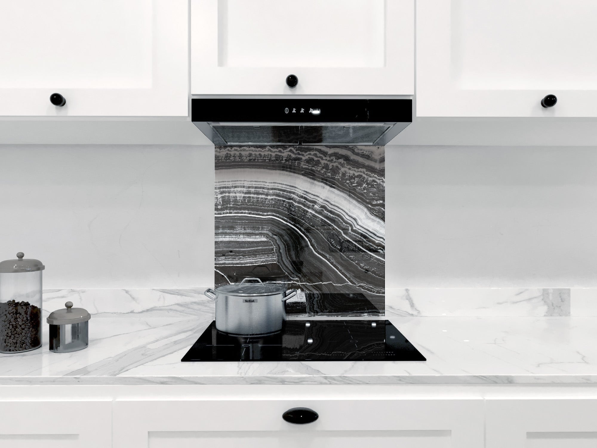 Black & White - Onyx Fantastico Splashback