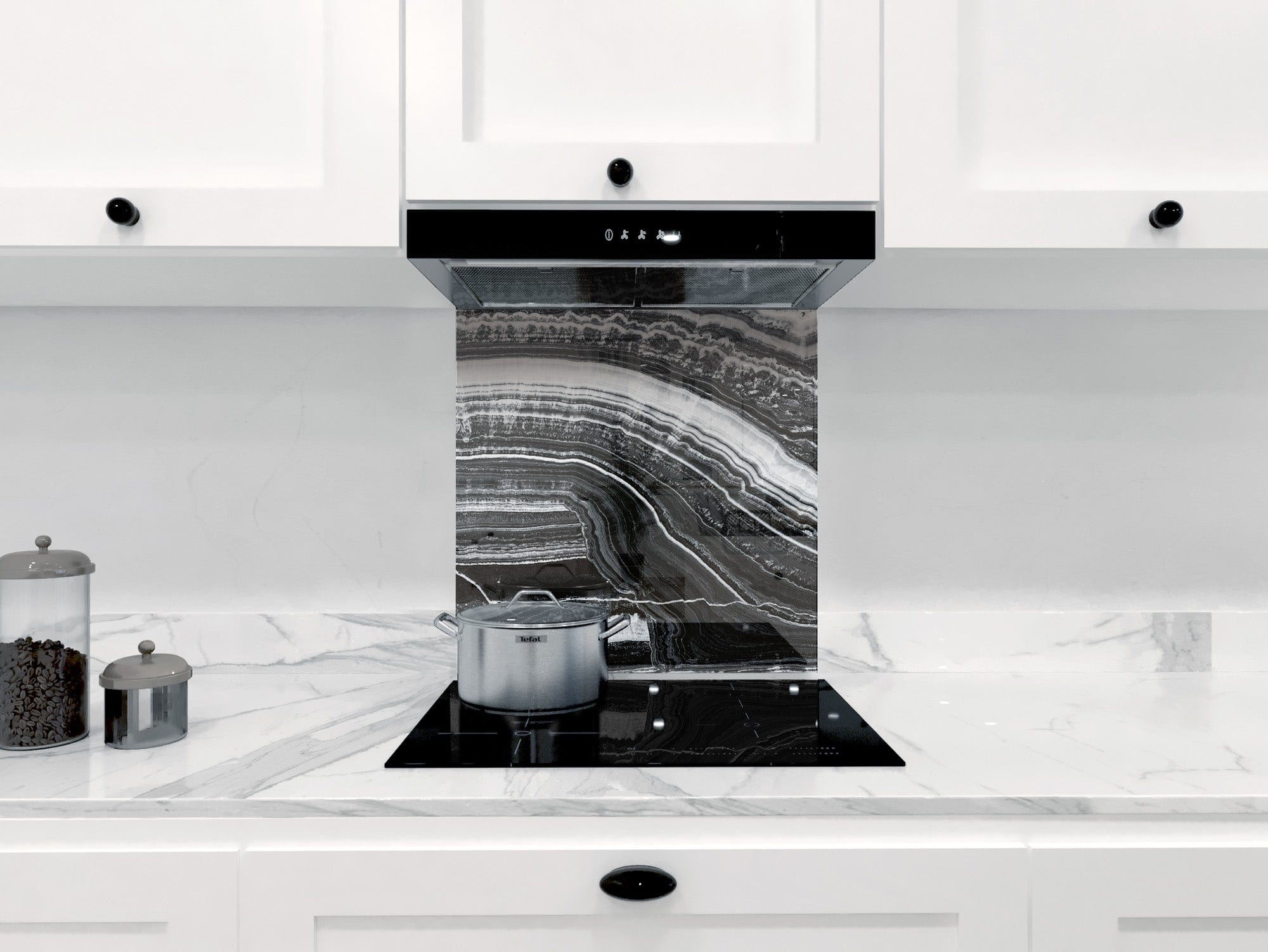 Black & White - Onyx Fantastico Splashback