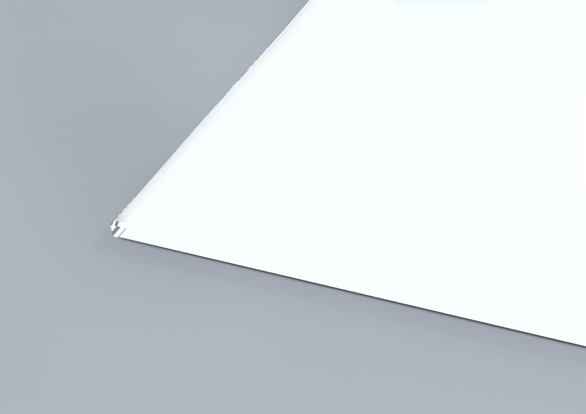 All White Matt Finish Sample