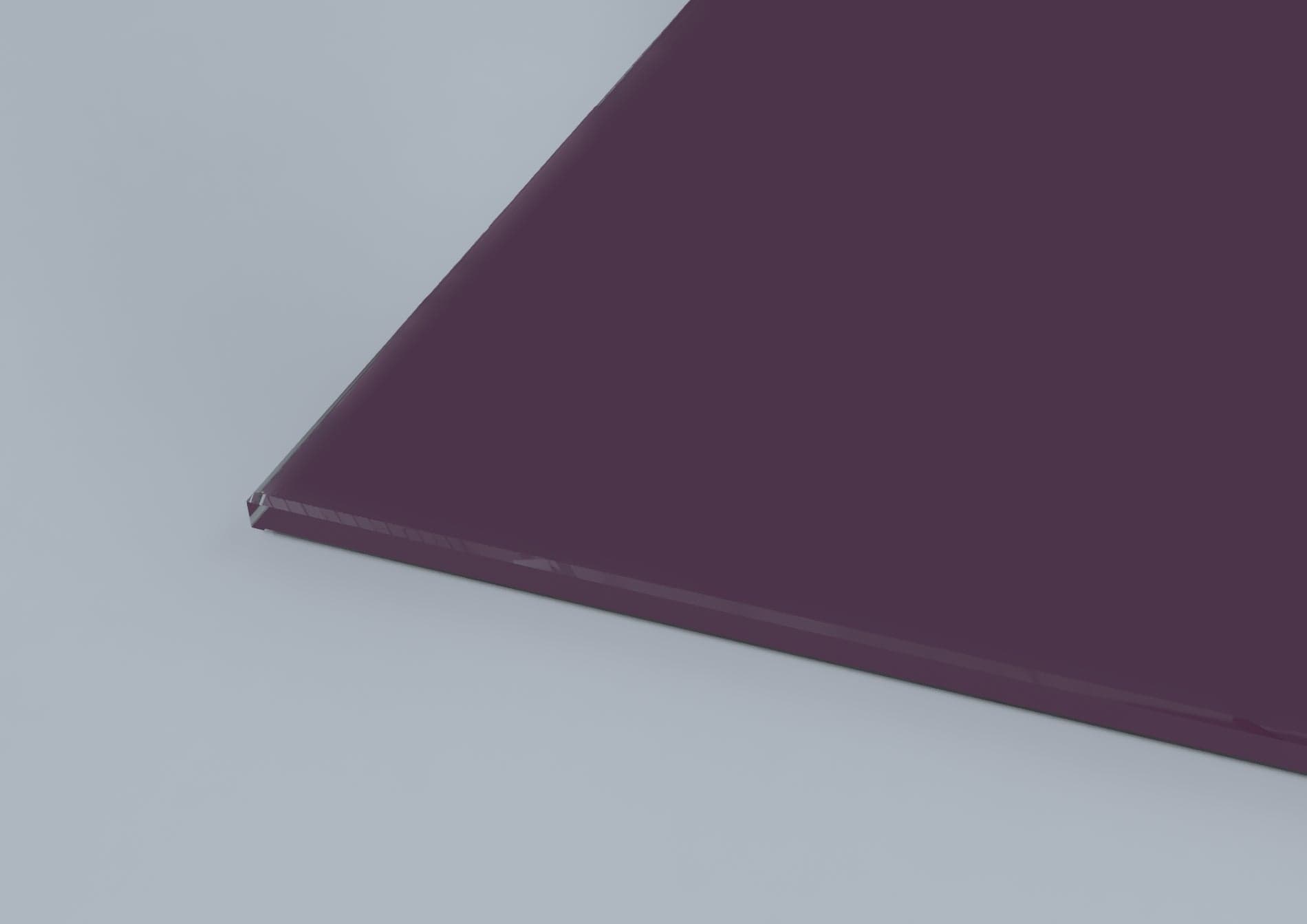 Aubergine Matt Finish Sample