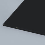 Jet Black Matt Finish Sample
