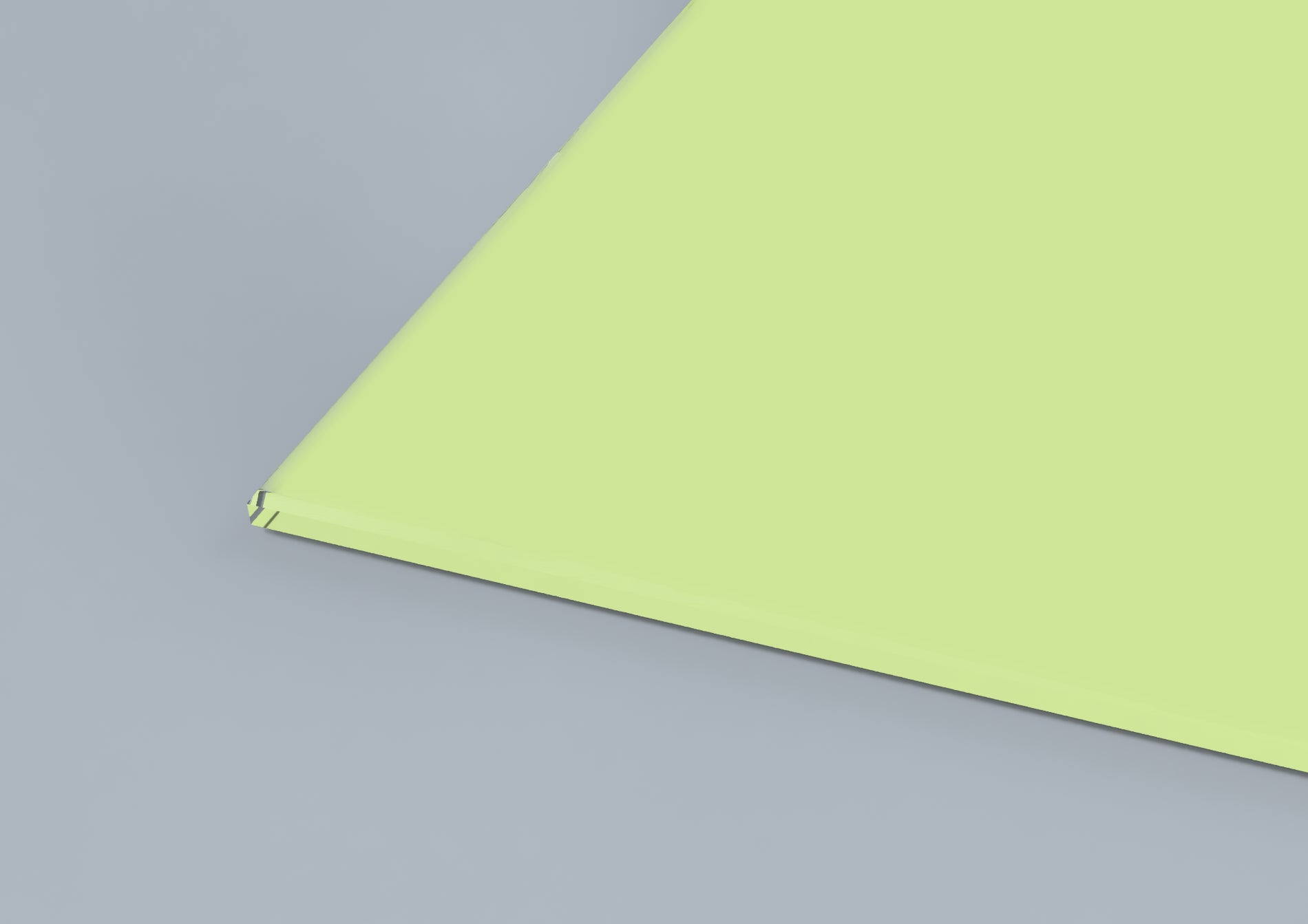 Lime Zest Matt Finish Sample