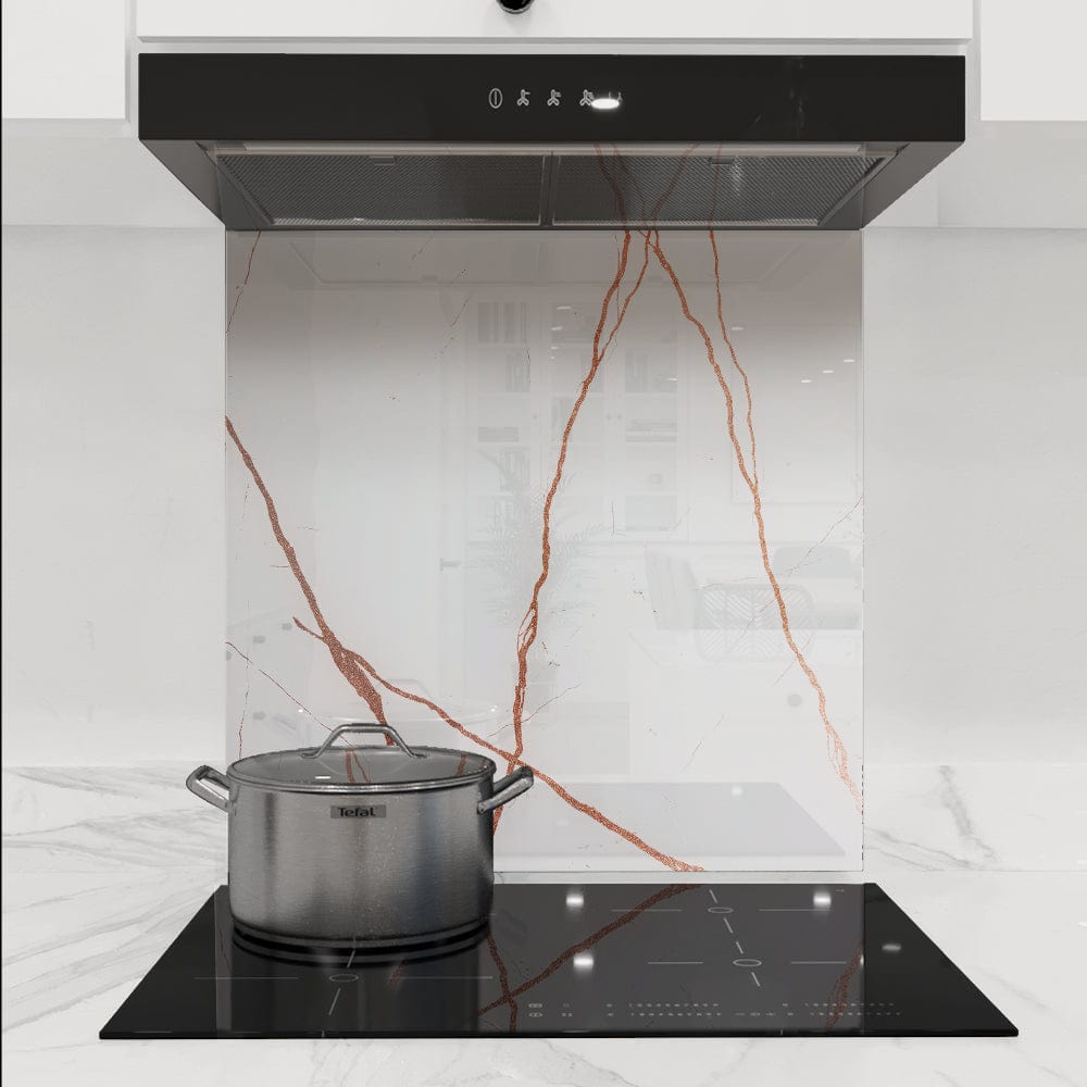 Copper - White Calacatta Splashback