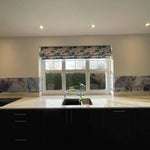 "Anne" - Blue Lilac - Liquid Ink Glass Splashback - CreoGlass E-Shop