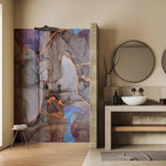 "Priti" - Purple - Liquid Ink Glass - CreoGlass E-Shop