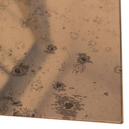 Antique Toughened Mirror - Bronze - splashback - 1 - CreoGlass E-Shop