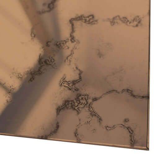 Antique Toughened Mirror - Bronze - splashback - 6 - CreoGlass E-Shop