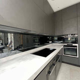 Antique Toughened Mirror - Grey - splashback - 8 - CreoGlass E-Shop