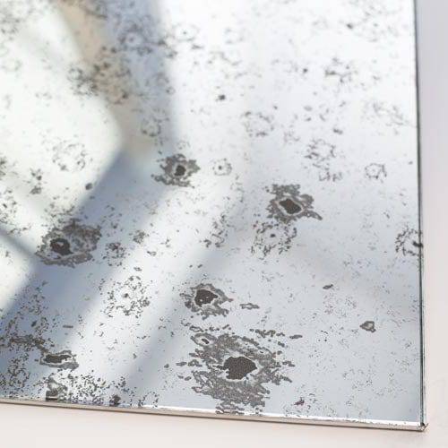 Antique Toughened Mirror - Silver - splashback - 1 - CreoGlass E-Shop