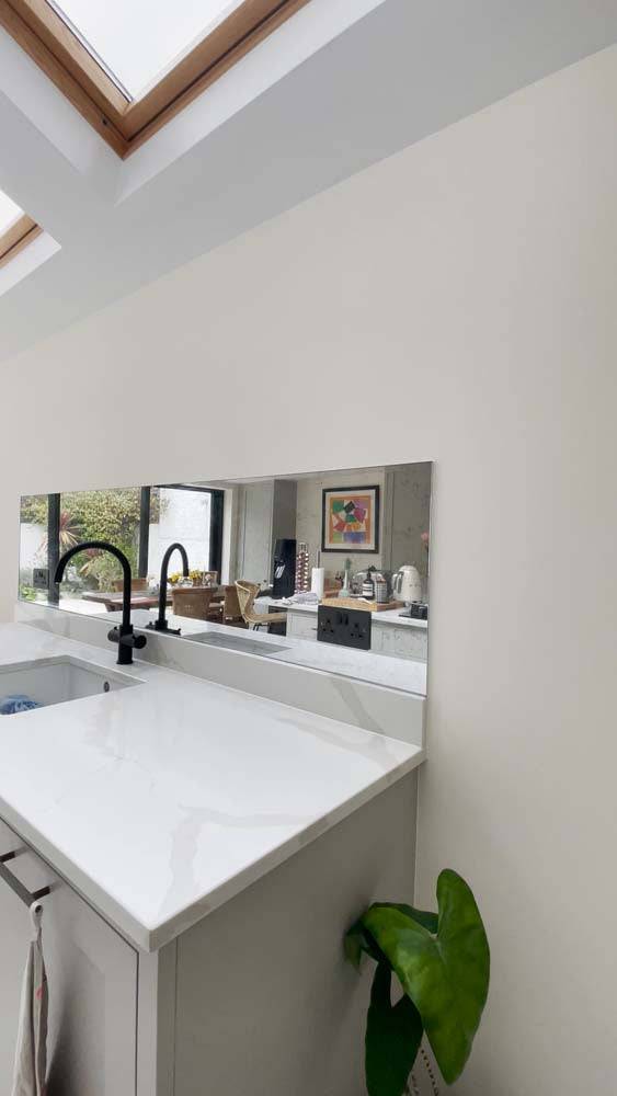 Antique Toughened Mirror - Silver - splashback - 6 - CreoGlass E-Shop