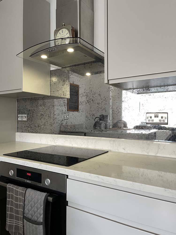 Antique Toughened Mirror - Silver - splashback - 6 - CreoGlass E-Shop