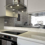 Antique Toughened Mirror - Silver - splashback - 6 - CreoGlass E-Shop