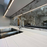 Antique Toughened Mirror - Silver - splashback - 8 - CreoGlass E-Shop
