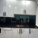 Black to Teal - Gradient - Splashback - CreoGlass E-Shop