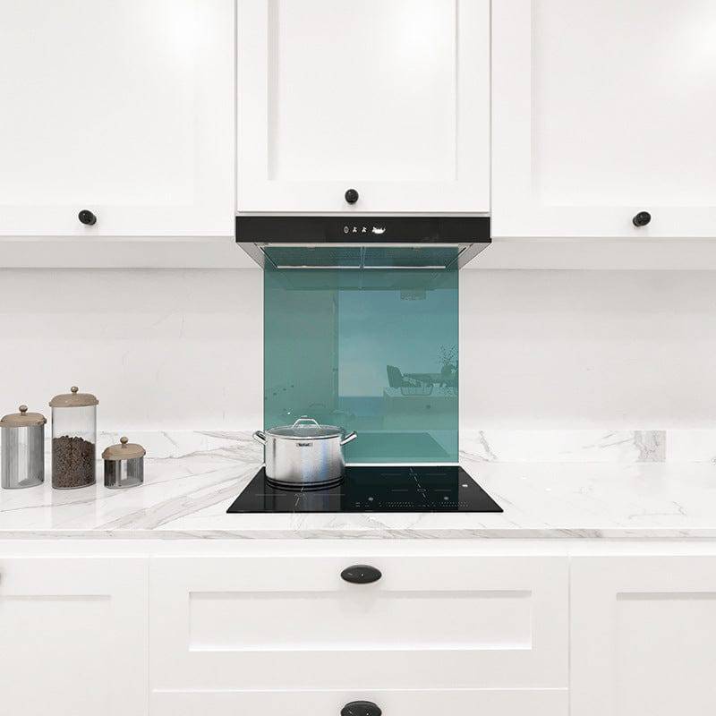 Blue Jade Colour Glass Splashback - CreoGlass E-Shop
