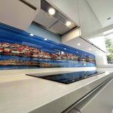 Coastal Homes Printed Landscape Glass Kitchen Splashback - CreoGlass E-Shop