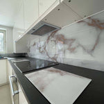 Copper - White Opera Splashback - CreoGlass E-Shop