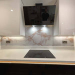Copper - White Opera Splashback - CreoGlass E-Shop