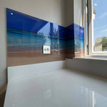 Daylight Beach Printed Landscape Glass Splashback - CreoGlass E-Shop