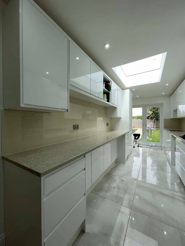 Desert Floor Colour Glass Splashback - CreoGlass E-Shop
