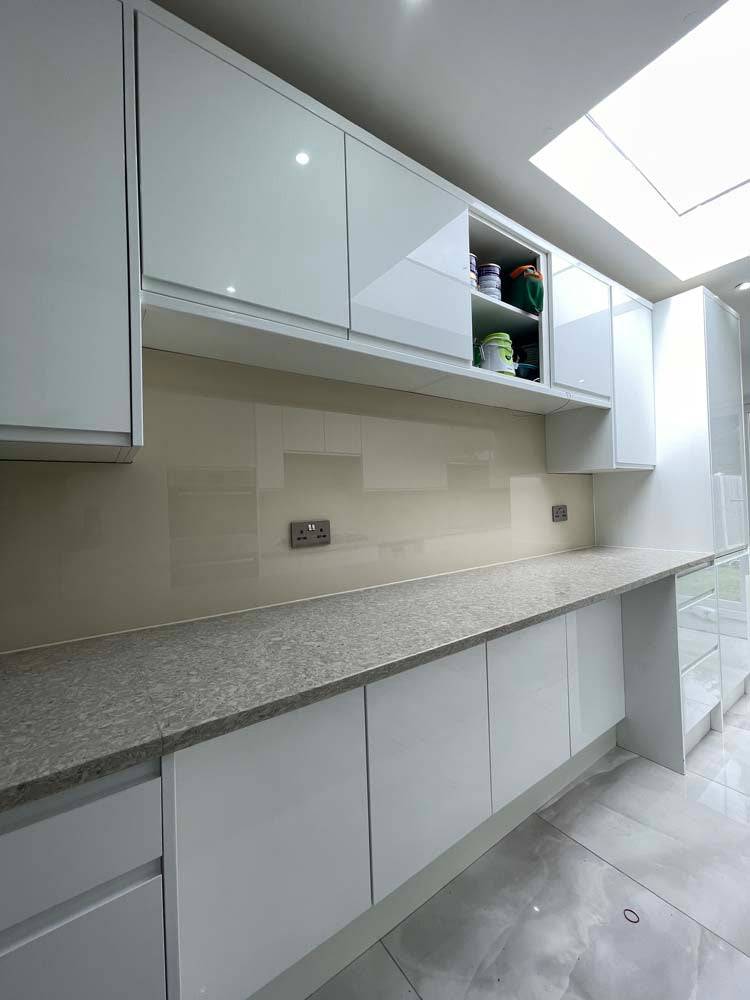Desert Floor Colour Glass Splashback - CreoGlass E-Shop