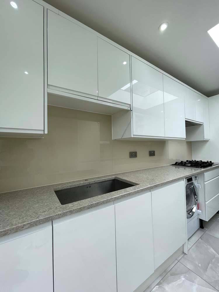 Desert Floor Colour Glass Splashback - CreoGlass E-Shop