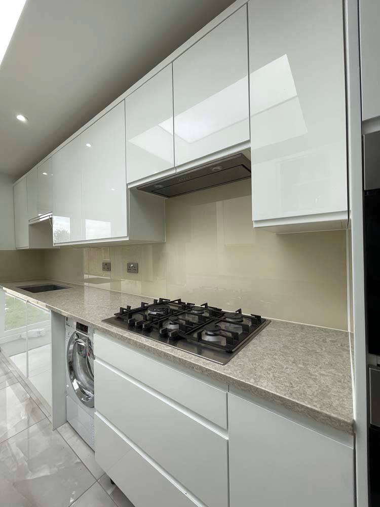Desert Floor Colour Glass Splashback - CreoGlass E-Shop