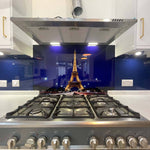 Eiffel Tower Printed Landscape Glass Kitchen Splashback - CreoGlass E-Shop