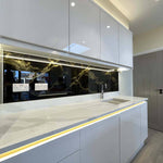Golden - Black Opera Splashback - CreoGlass E-Shop