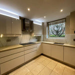 Golden - White Calacatta Splashback - CreoGlass E-Shop