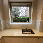 Golden - White Calacatta Splashback - CreoGlass E-Shop