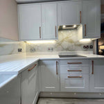 Golden - White Opera Splashback - CreoGlass E-Shop