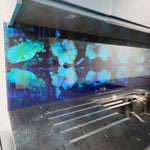 Jungle Leaves Printed Landscape Glass Kitchen Splashback - CreoGlass E-Shop