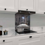Moon and Earth Eclipse Printed Glass  Splashback - CreoGlass E-Shop