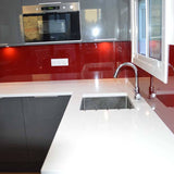 Purple Red Colour Glass Splashback - CreoGlass E-Shop